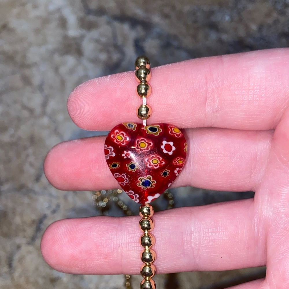 sugarfix gold hear necklace - NWOT